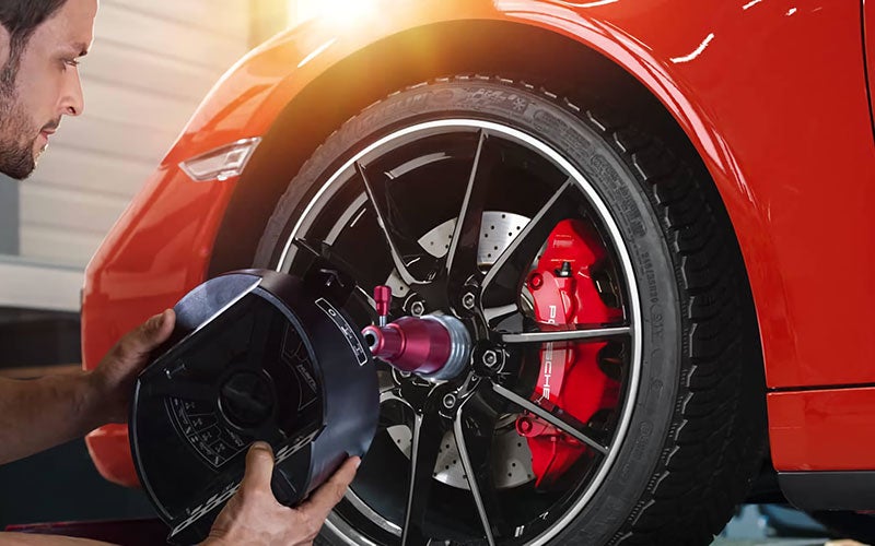 Porsche Tire Change Little Rock AR