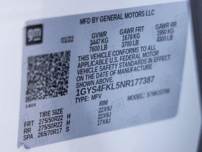 2022 Cadillac Escalade Sport