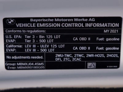 2021 BMW X5 M Sports Activity Vehicle