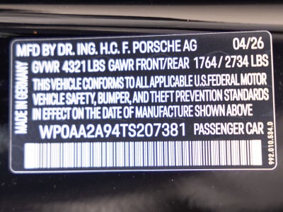 2026 Porsche 911 Carrera