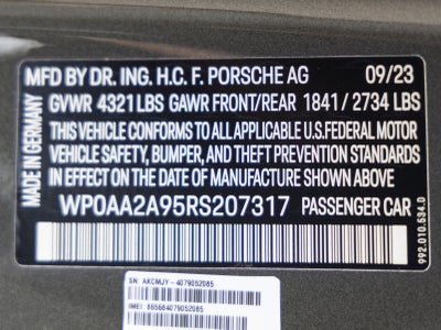 2024 Porsche 911 Carrera