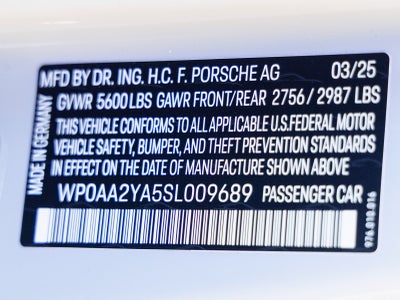 2025 Porsche Panamera Panamera 4