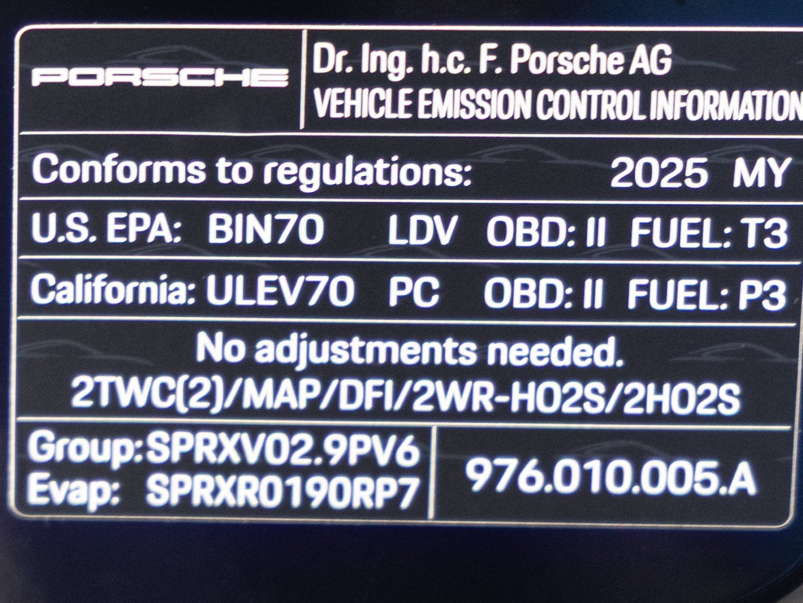 2025 Porsche Panamera Panamera