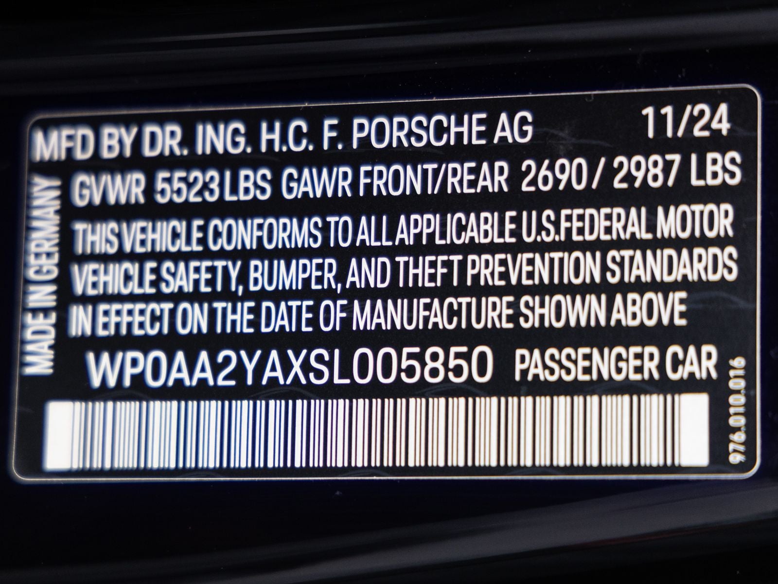 2025 Porsche Panamera Panamera