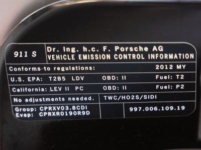 2012 Porsche 911 Carrera 4 GTS