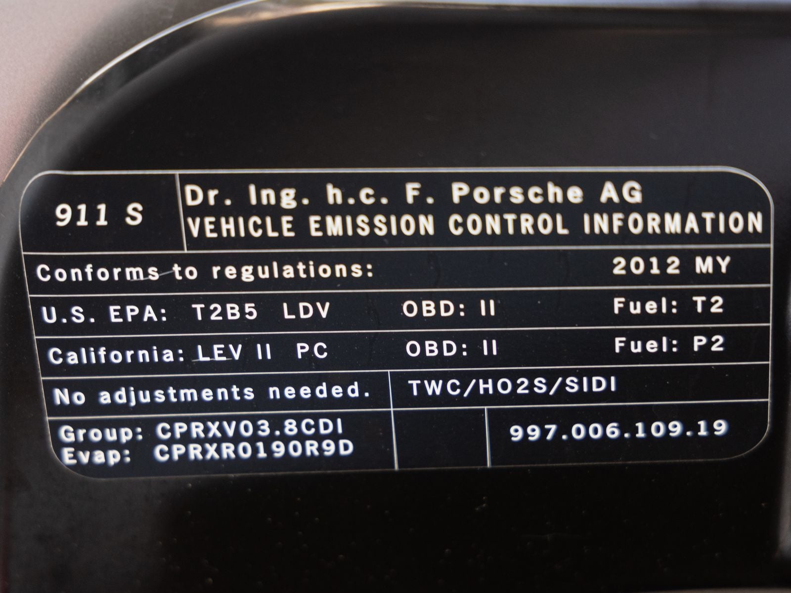 2012 Porsche 911 Carrera 4 GTS