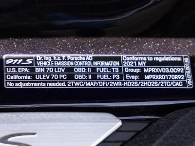 2021 Porsche 911 911 Carrera S (MY21)