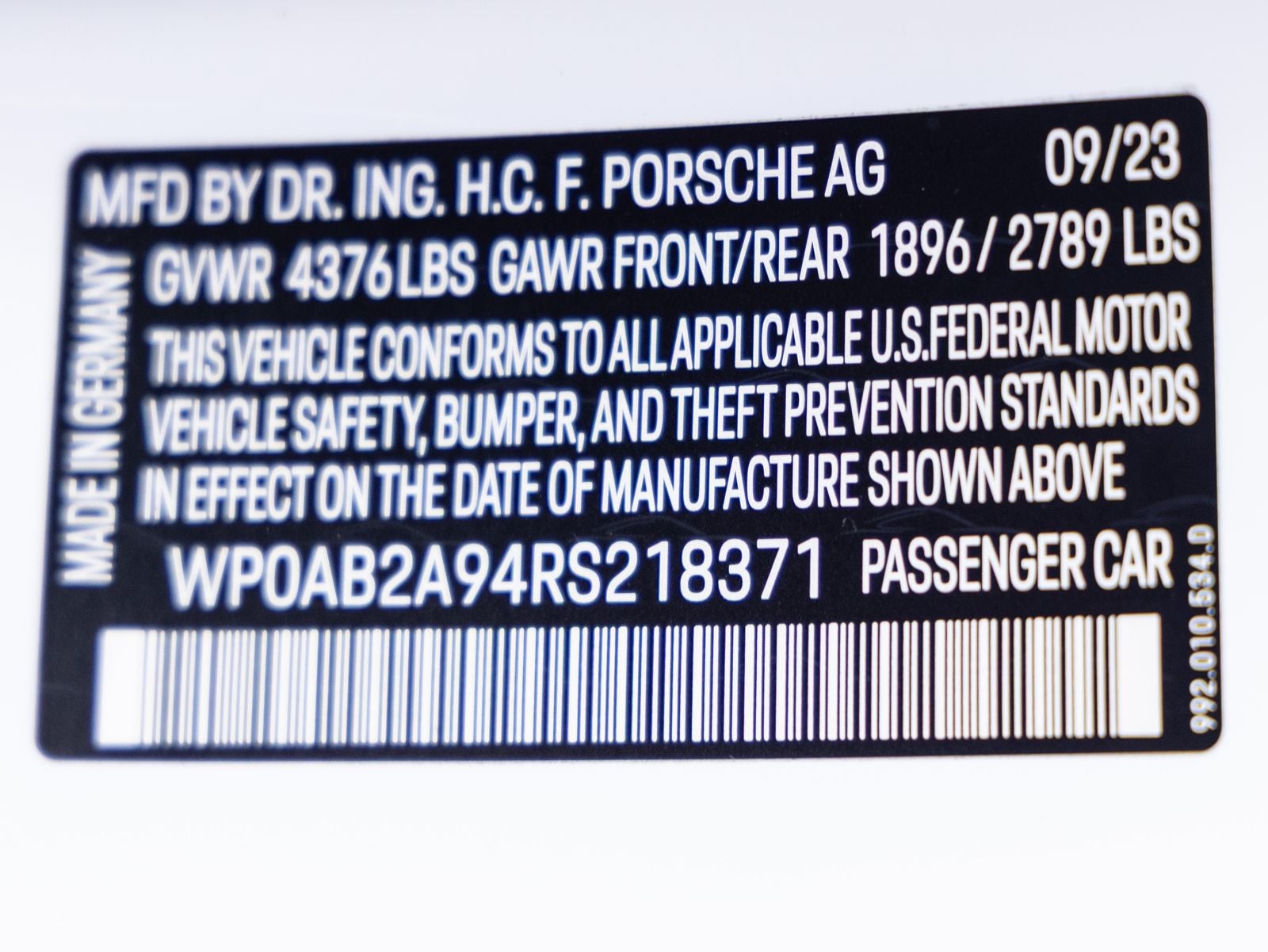 2024 Porsche 911 911 Carrera GTS (MY24)