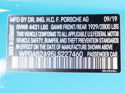 2020 Porsche 911 911 Carrera 4S