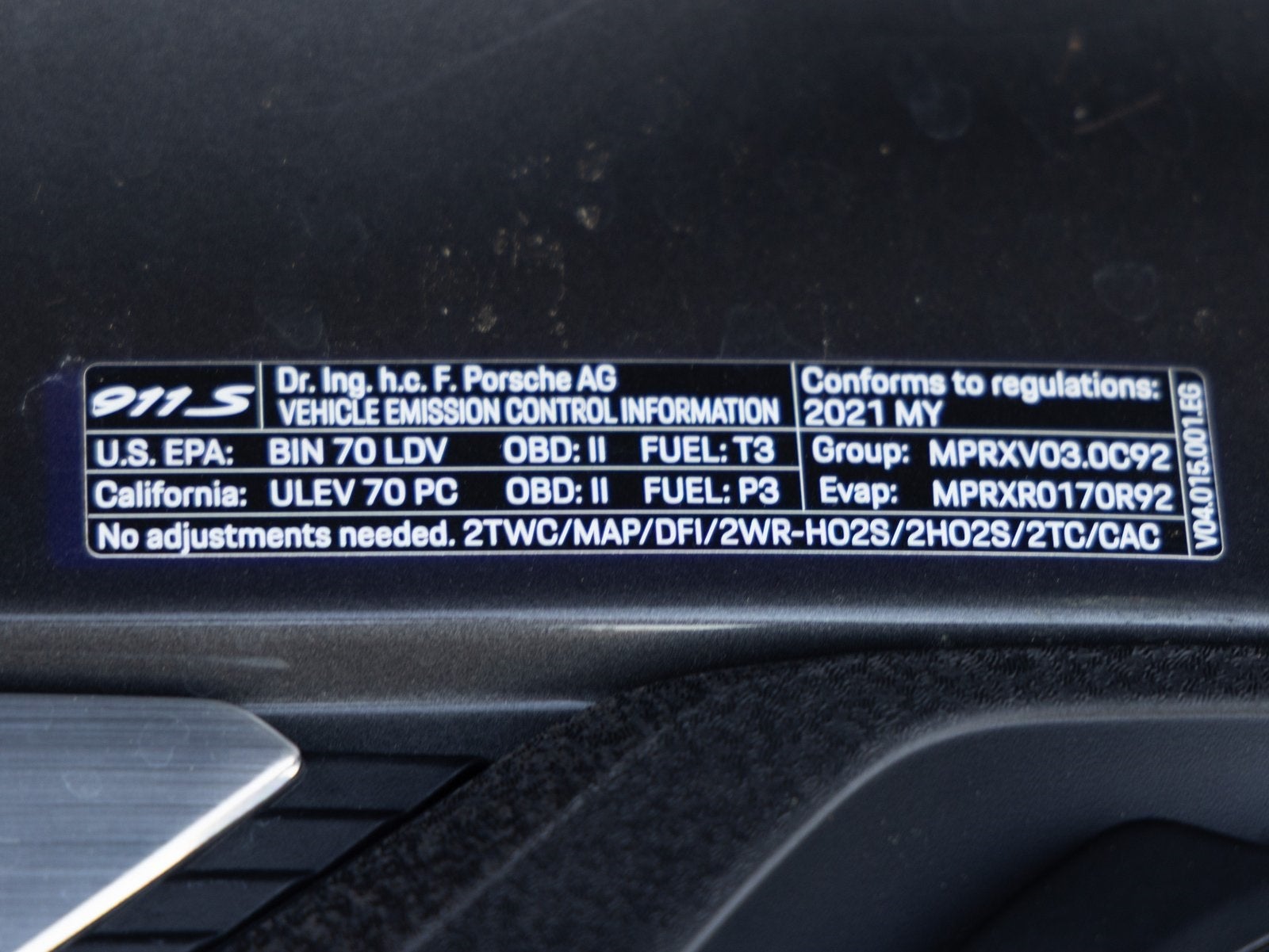 2021 Porsche 911 911 Carrera S (MY21)