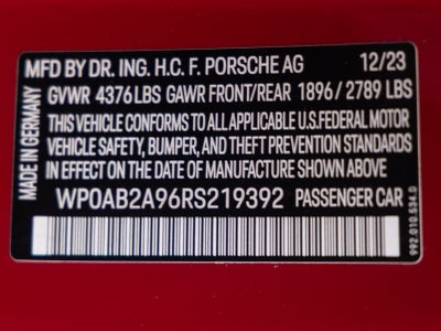 2024 Porsche 911 Carrera S