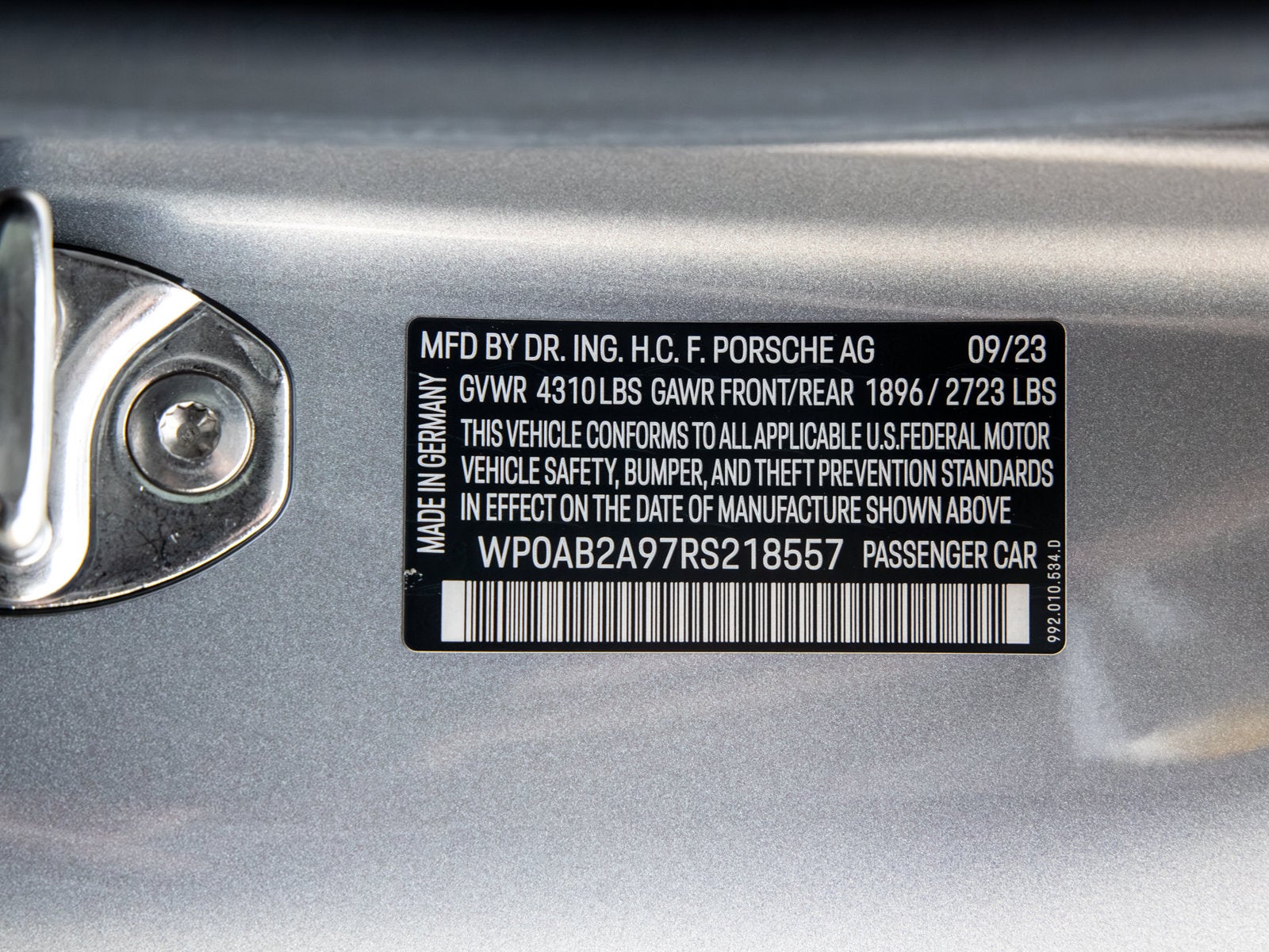 2024 Porsche 911 911 Carrera GTS