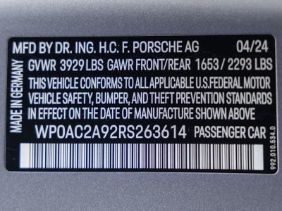 2024 Porsche 911 911 GT3