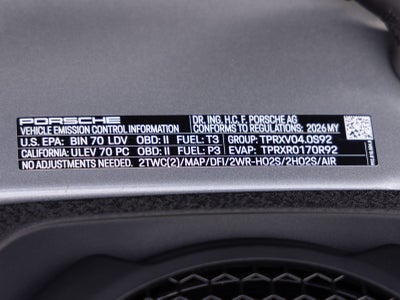 2026 Porsche 911 GT3 with Touring Package