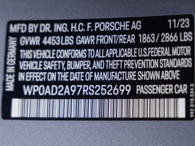 2024 Porsche 911 911 Turbo S
