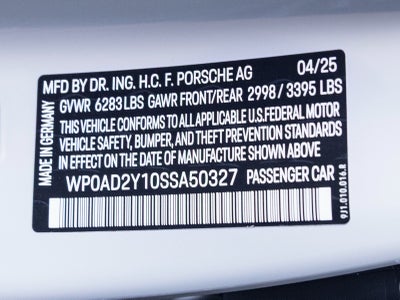 2025 Porsche Taycan Taycan GTS