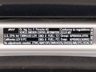 2019 Porsche 911 GT2 RS