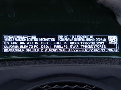 2026 Porsche 911 911 Carrera 4S