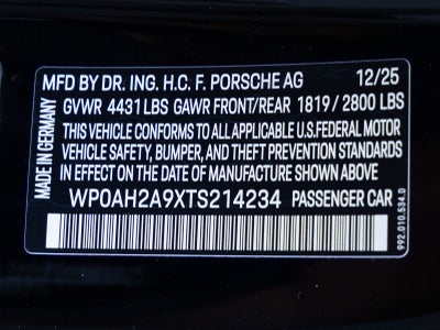 2026 Porsche 911 Carrera 4S