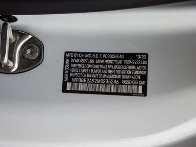 2021 Porsche 911 911 Targa 4S
