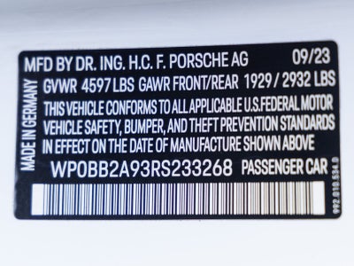 2024 Porsche 911 911 Targa 4S