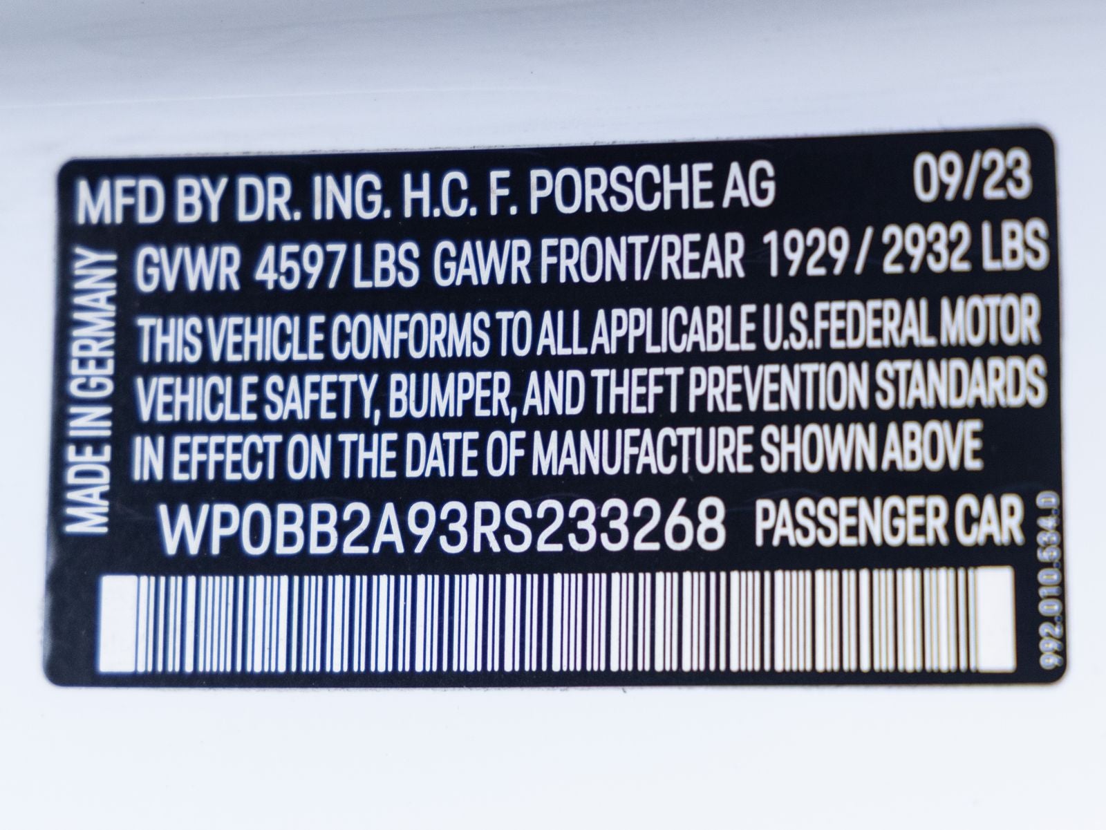 2024 Porsche 911 911 Targa 4S