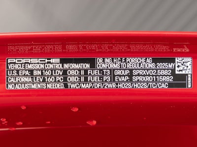 2025 Porsche 718 Boxster