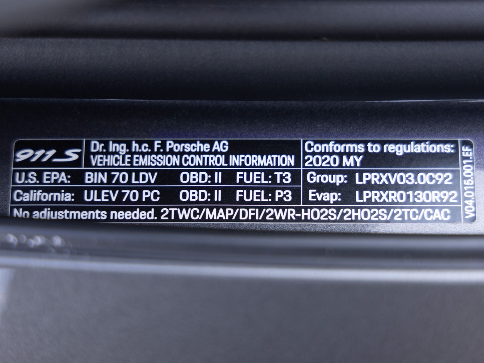 2020 Porsche 911 911 Carrera S Cabriolet