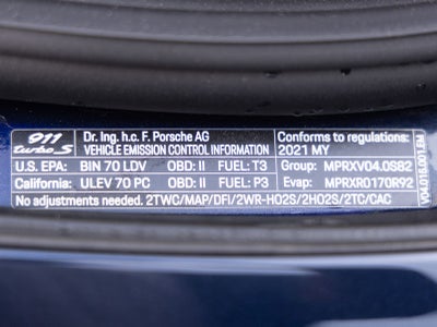 2021 Porsche 911 911 Turbo S Cabriolet