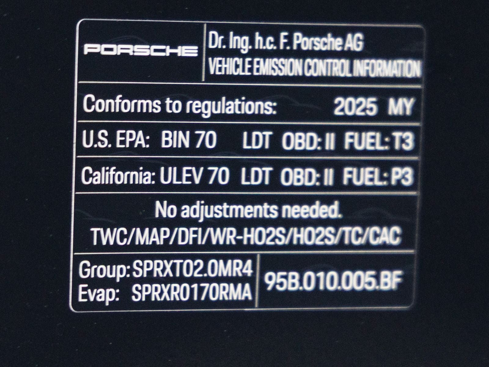 2025 Porsche Macan T