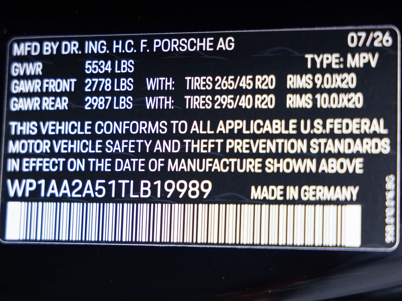 2026 Porsche Macan Macan
