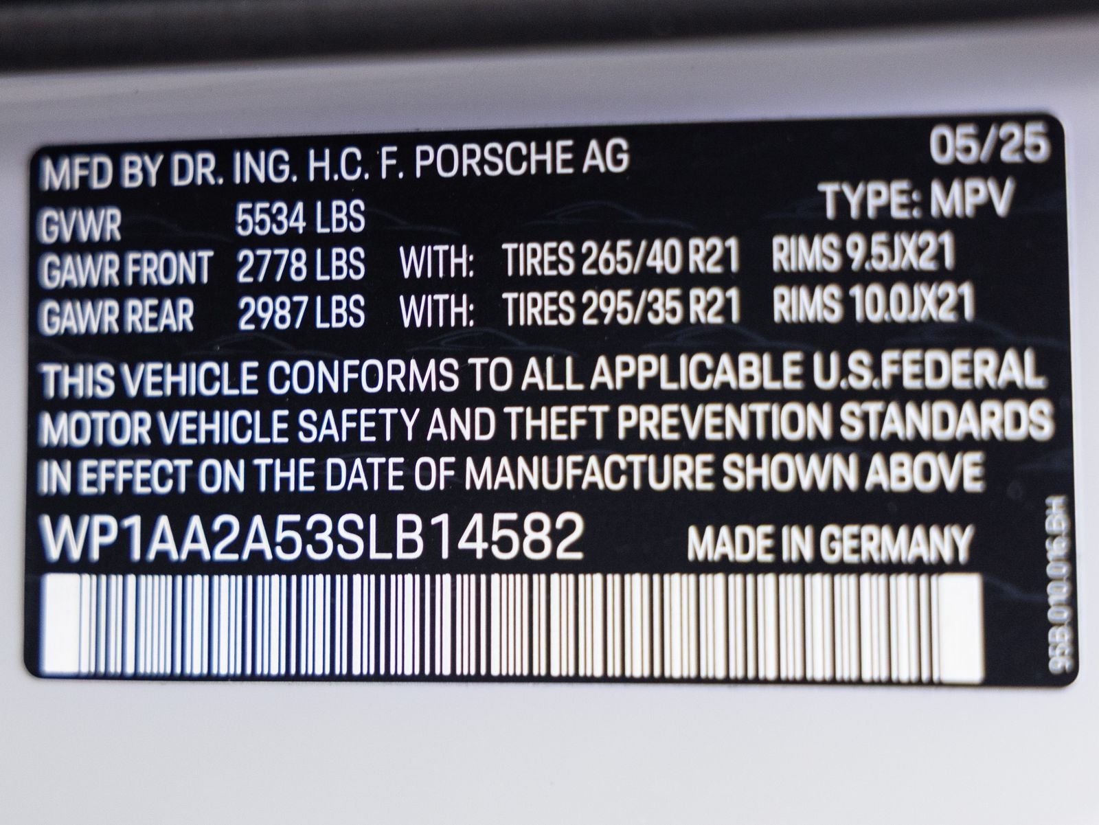 2025 Porsche Macan Macan