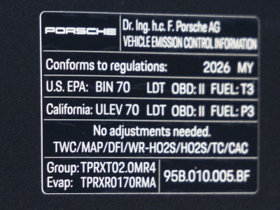 2026 Porsche Macan Macan