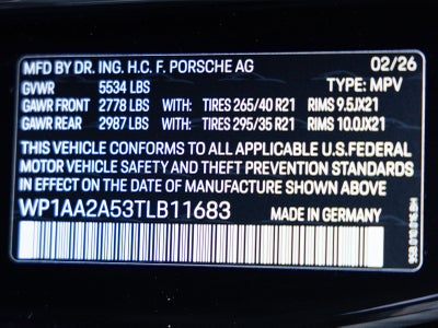 2026 Porsche Macan AWD