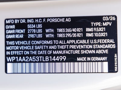 2026 Porsche Macan AWD