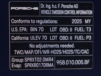 2025 Porsche Macan Macan