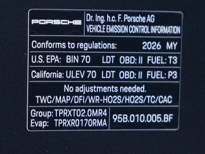 2026 Porsche Macan Macan