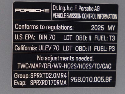 2025 Porsche Macan Macan