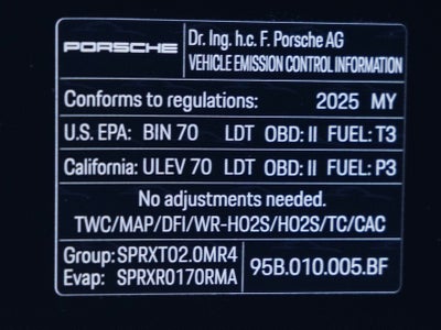 2025 Porsche Macan Macan