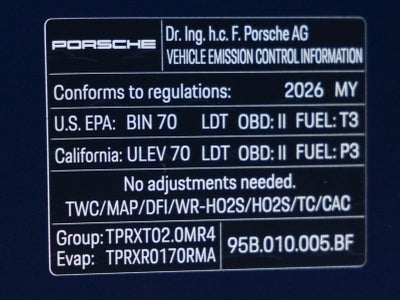 2026 Porsche Macan AWD