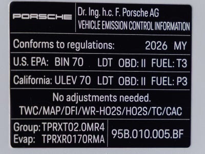 2026 Porsche Macan Macan