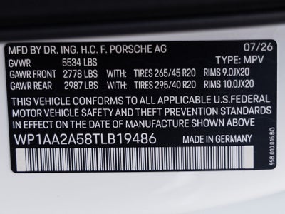 2026 Porsche Macan Macan