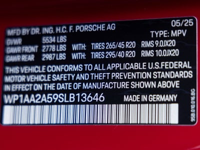 2025 Porsche Macan Macan