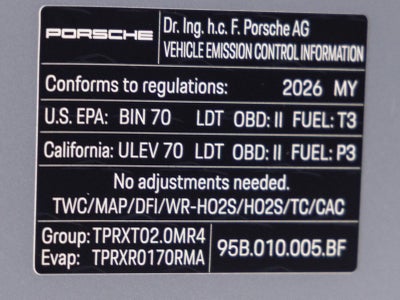 2026 Porsche Macan Macan