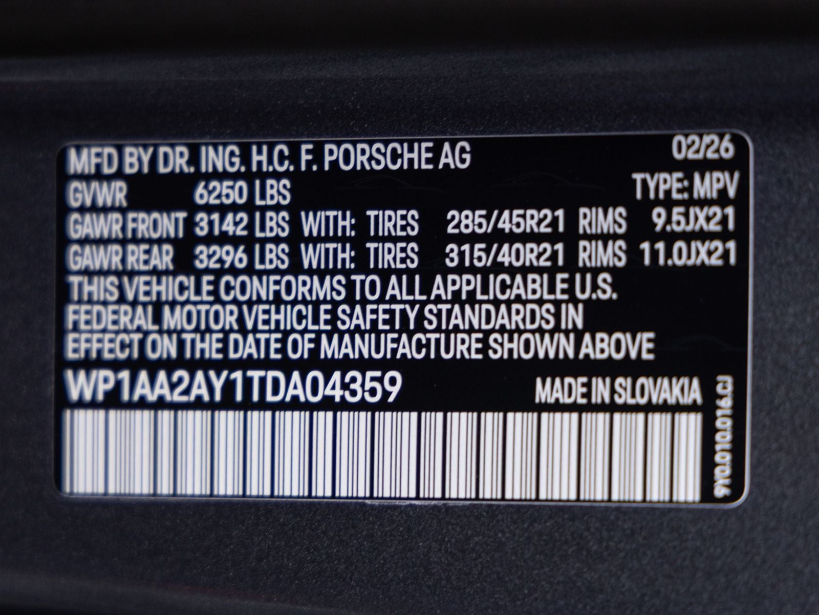 2026 Porsche Cayenne AWD