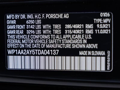 2026 Porsche Cayenne AWD