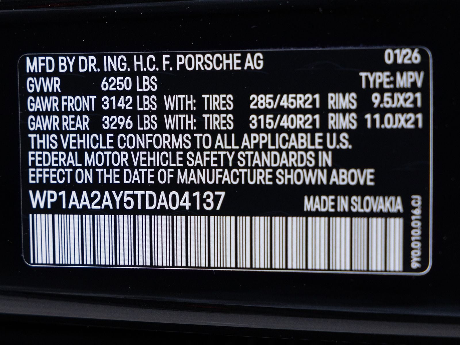 2026 Porsche Cayenne AWD