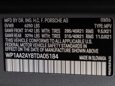 2026 Porsche Cayenne AWD