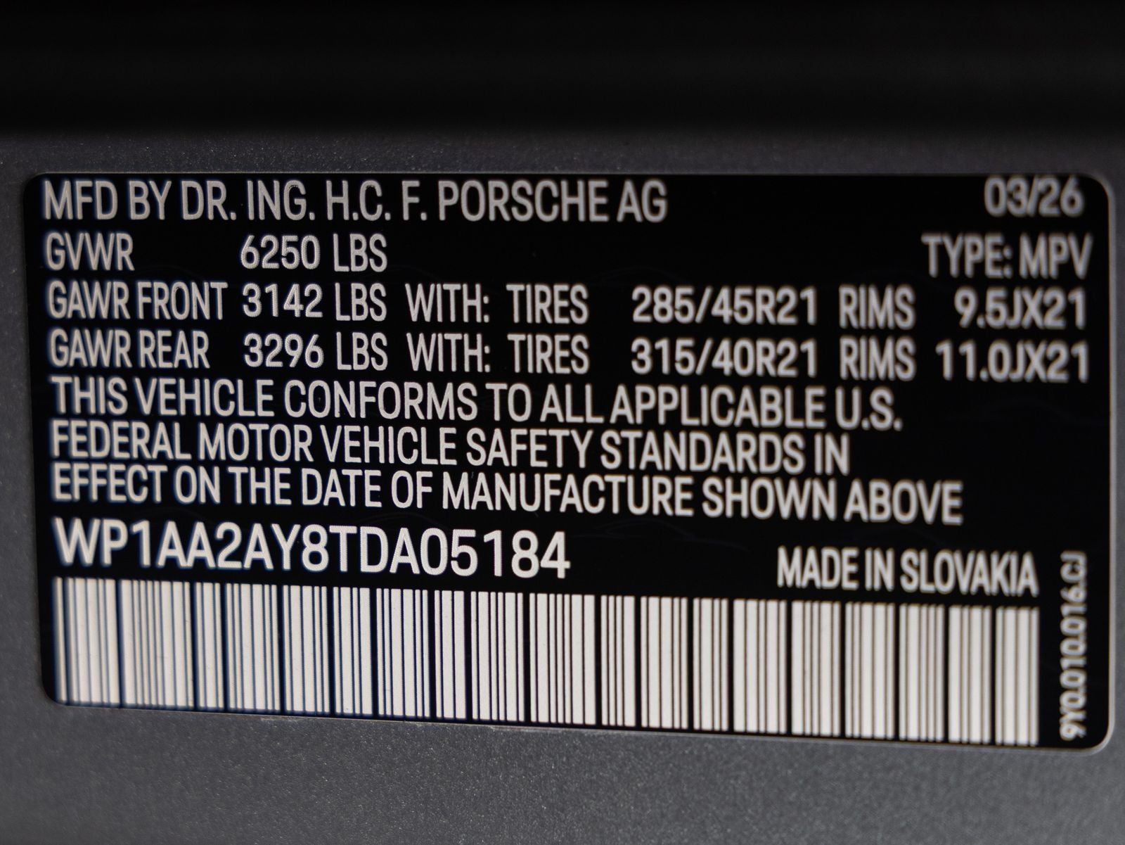 2026 Porsche Cayenne AWD