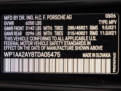 2026 Porsche Cayenne AWD